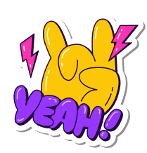 Yeah Sticker